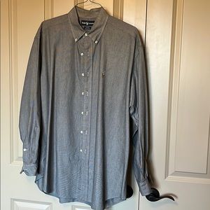 Ralph Lauren Classic Gray Button-Down Shirt